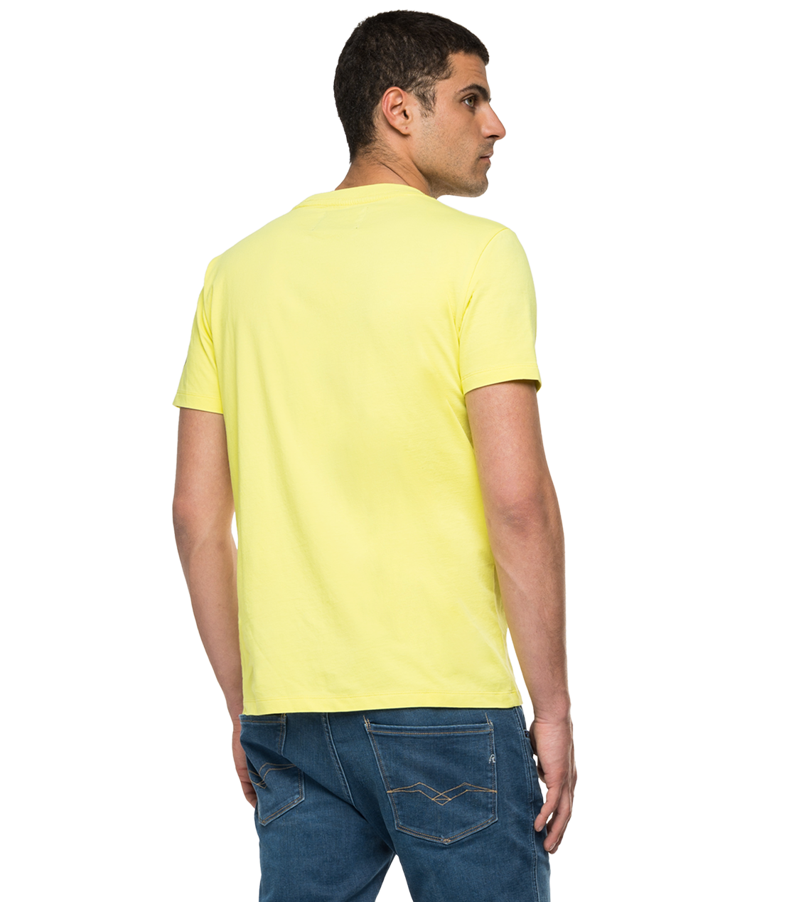 オーガニックコットン Tシャツ REPLAY FOR HUSQVARNA 詳細画像 イエロー 2